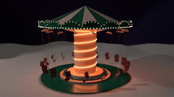 C4D Carousel